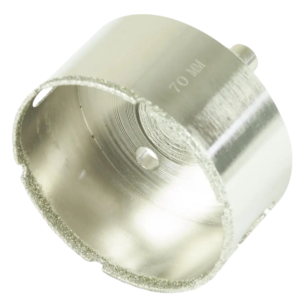 Silverinen timanttireikäsaha procat 70 mm diamond-tipped kovien materiaalien leikkaamiseen