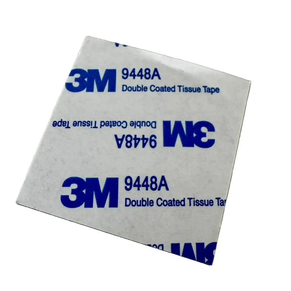 Valkoinen 3m 9448a kaksipuolinen tissue-teippi sinisellä Toolia tool tracker -brändäyksellä
