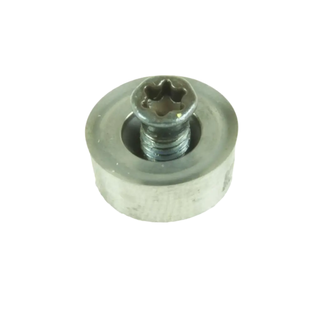 Silverinen metalli ruuvi tähtiuralla ja kierretyllä varrella varaterä narex 12 mm 817610 talttaan kiinnitykseen