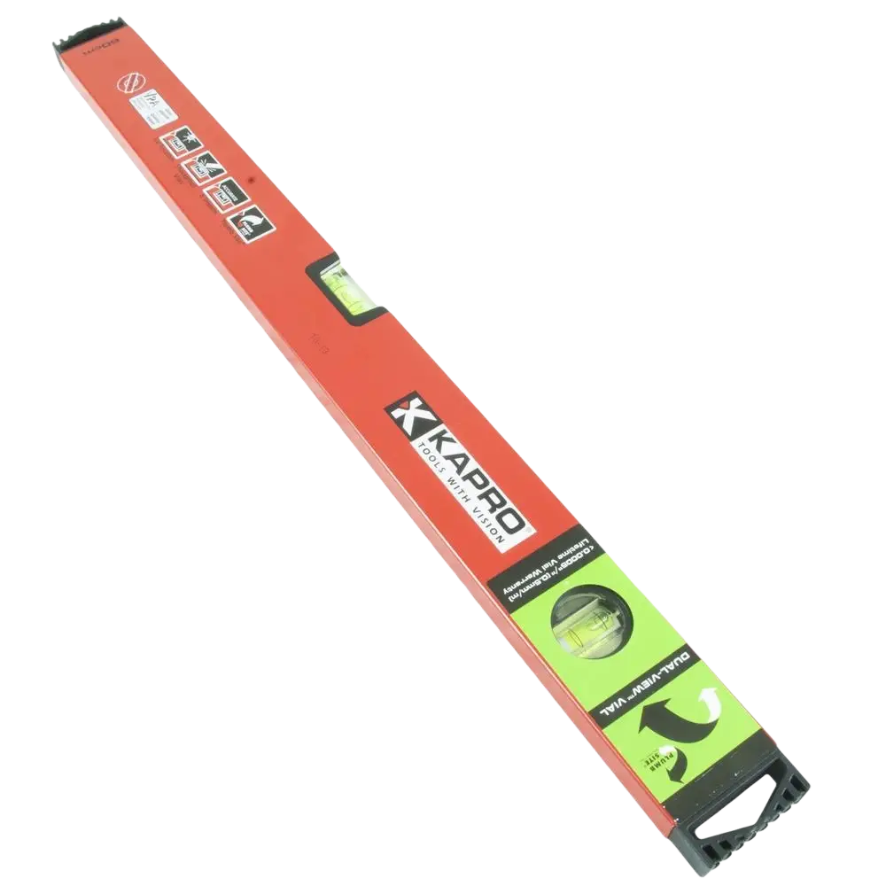 Vesivaaka kapro genesis 60 cm punainen plumb site® dual-view™ viivaimella tarkkaan tason mittaukseen