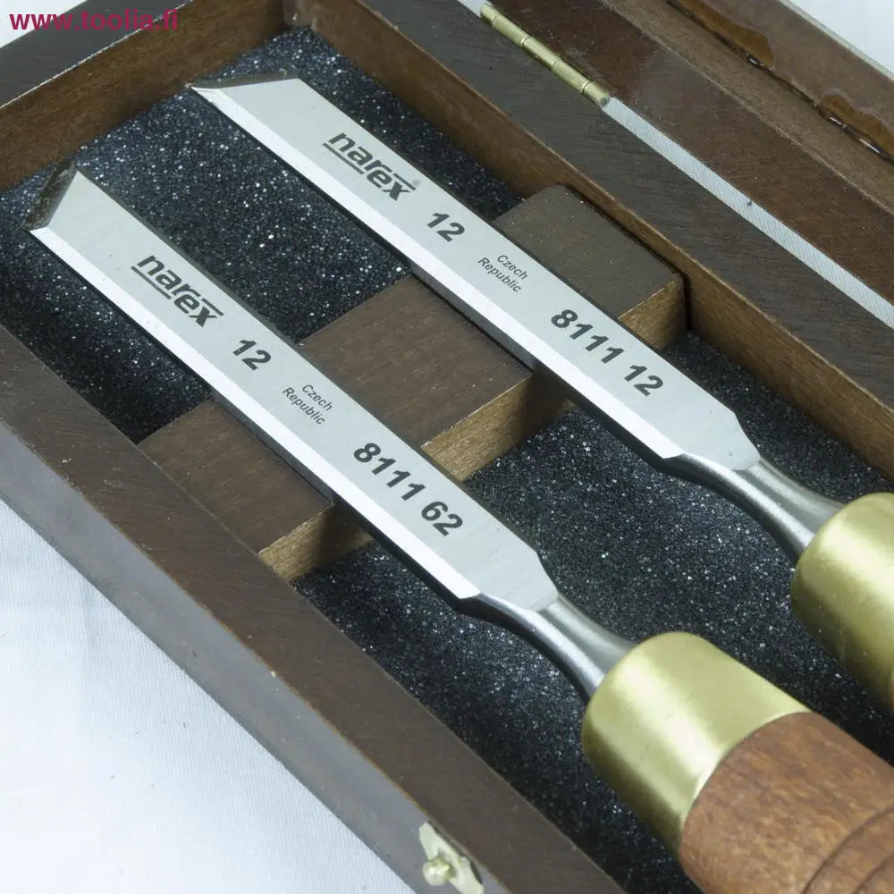 Viistotalttasarja Narex 12 mm    puulaatikossa 2 kpl / paketti