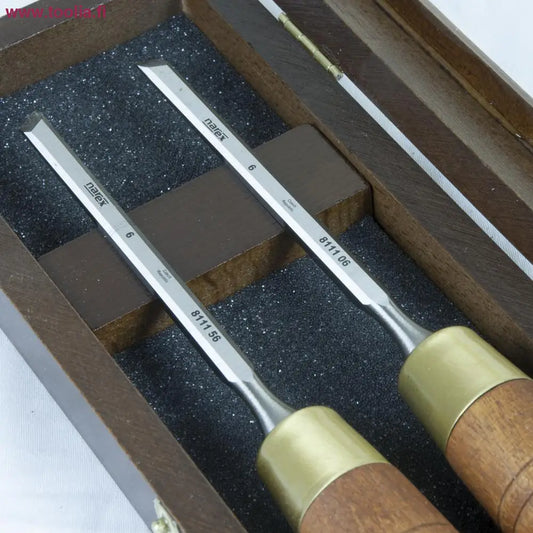 Viistotalttasarja Narex 6 mm puulaatikossa 2 kpl / paketti