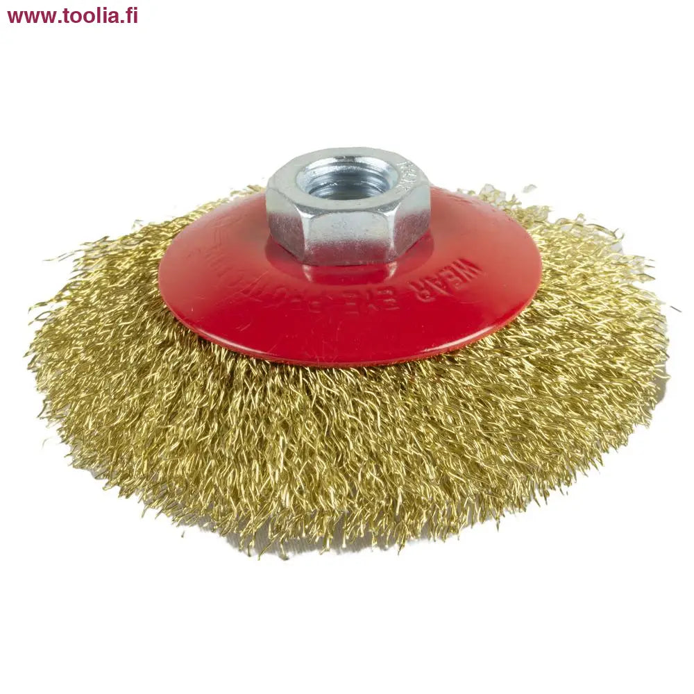 Vorel Pyöröharja M14 100 mm messinki|