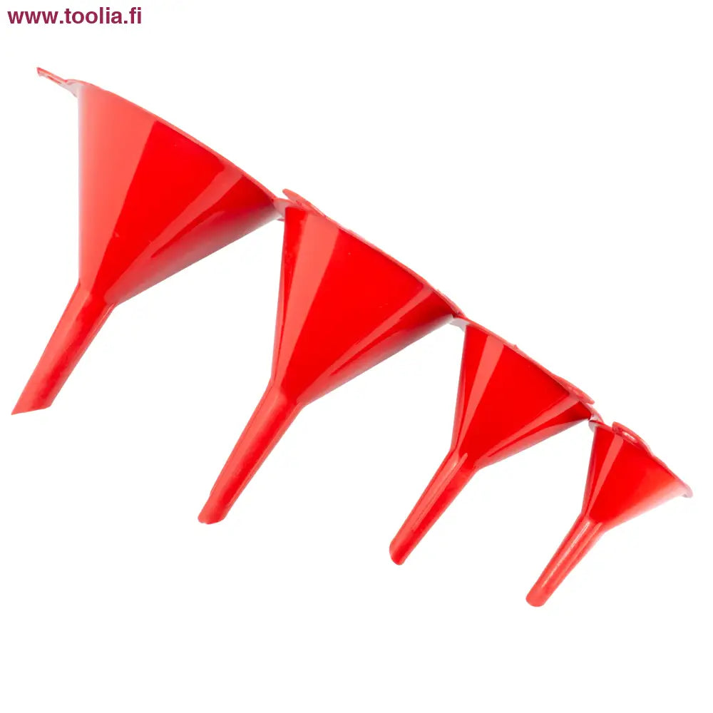 Vorel Suppilosarja 4-os 52|Vorel Suppilosarja 4-os myyntipakkaus|76|Vorel Suppilosarja 4-os kuvituskuva|100 ja 120 mm|Vorel Suppilosarja 4-os sarja kasattuna