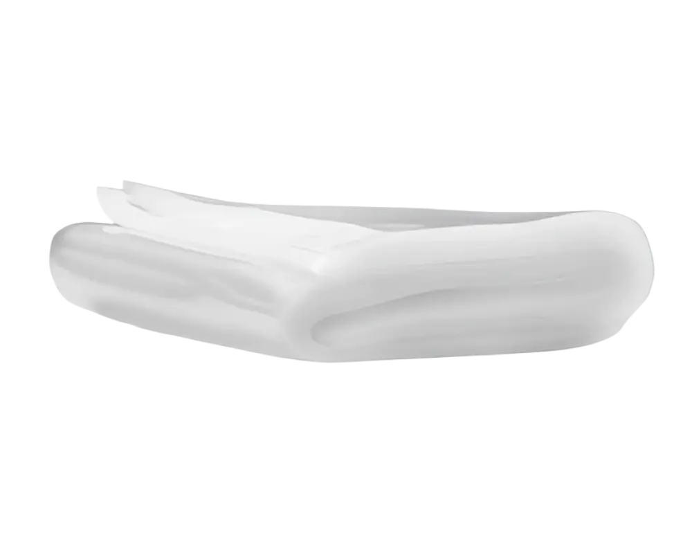 Korkealaatuinen valkoinen rasteroitu vakuumipussi 22x30cm pehmeää läpikuultavaa muovia kaikkiin vakuumikoneisiin
