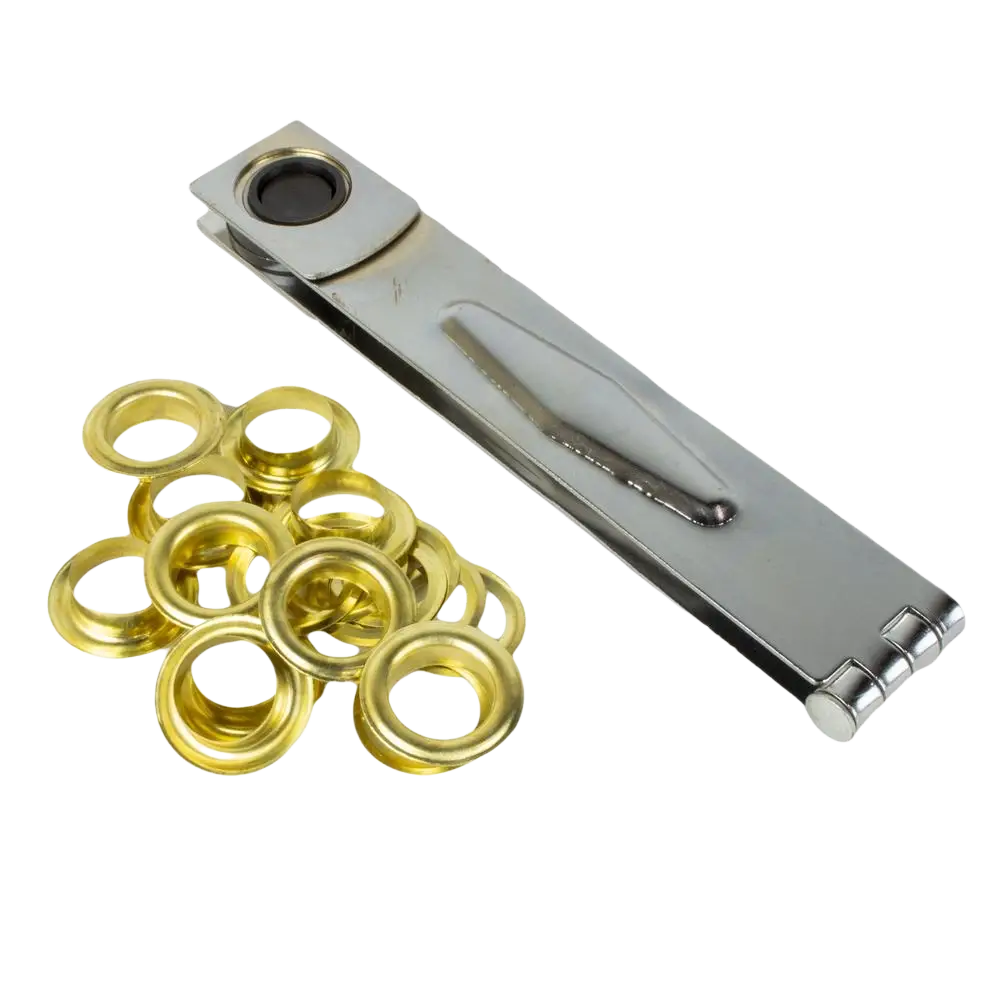 Work plus purjerengassarja 10 kpl 16 mm rengas kultainen metallityökalu ja messinkiset silmukat