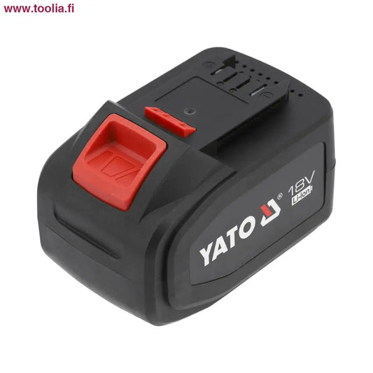 Yato 18V Li-Ion akku|||Yato Akku Li-Ion 18V 4.0 AH|Yato akku kuvituskuva|Yato akku|