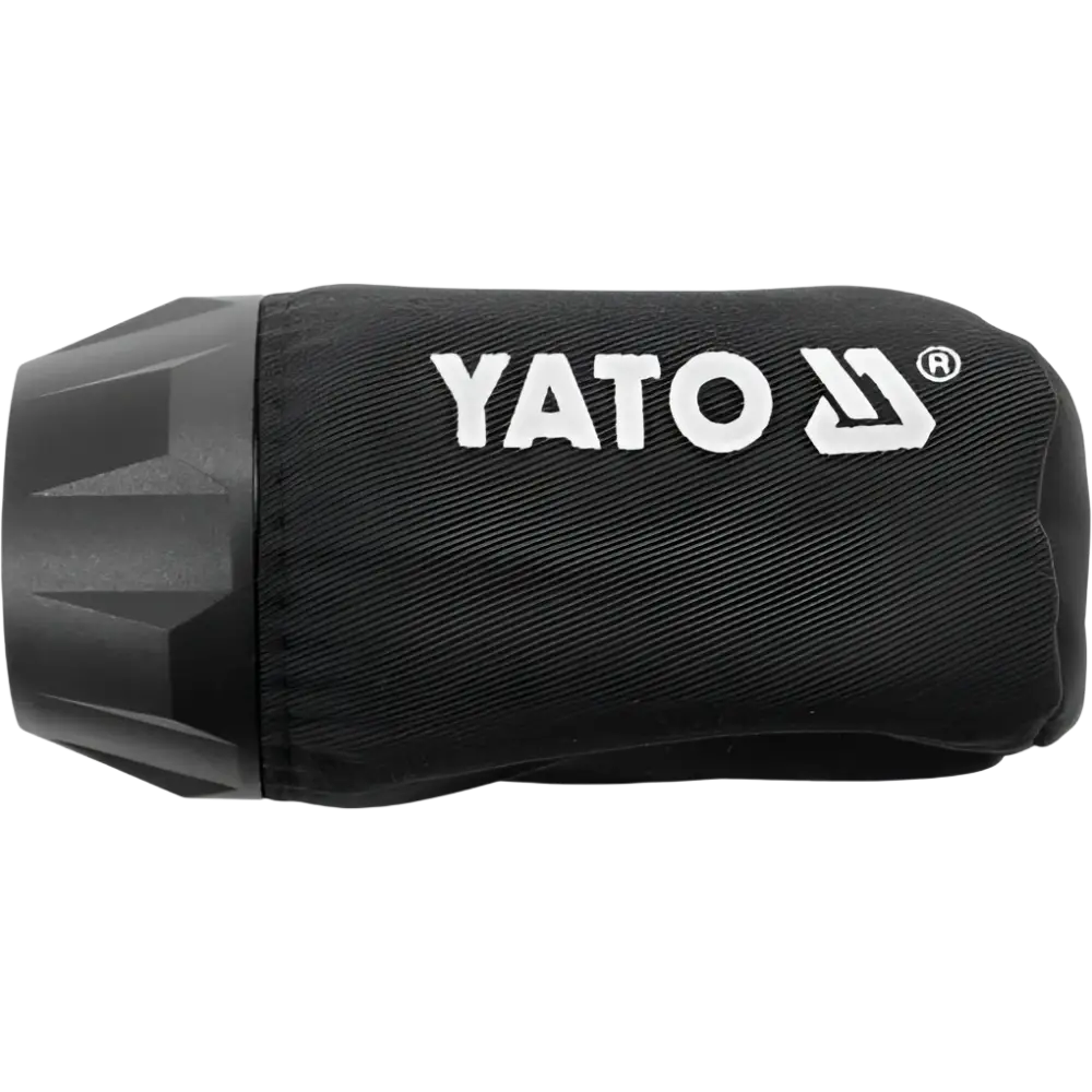 Musta kangas suojapeite yato 18v li-ion akkuepäkeskohiomakoneen 18v 125 mm rungon työkalukahvalle
