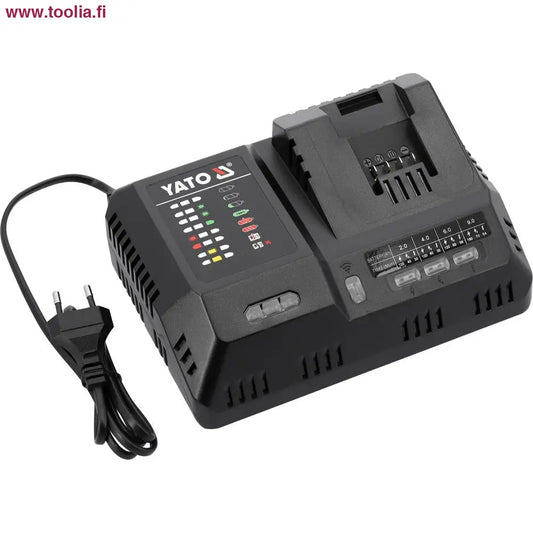 Yato Akkulaturi 18V 2.4-12A superpikalaturi|Yato superpikalaturi|Yato superpikalaturi alapuolelta|Yato superpikalaturi|
