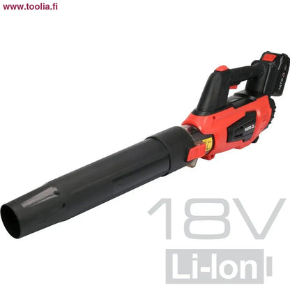 Yato akkulehtipuhallin 18V punainen musta 18V akku 4Ah