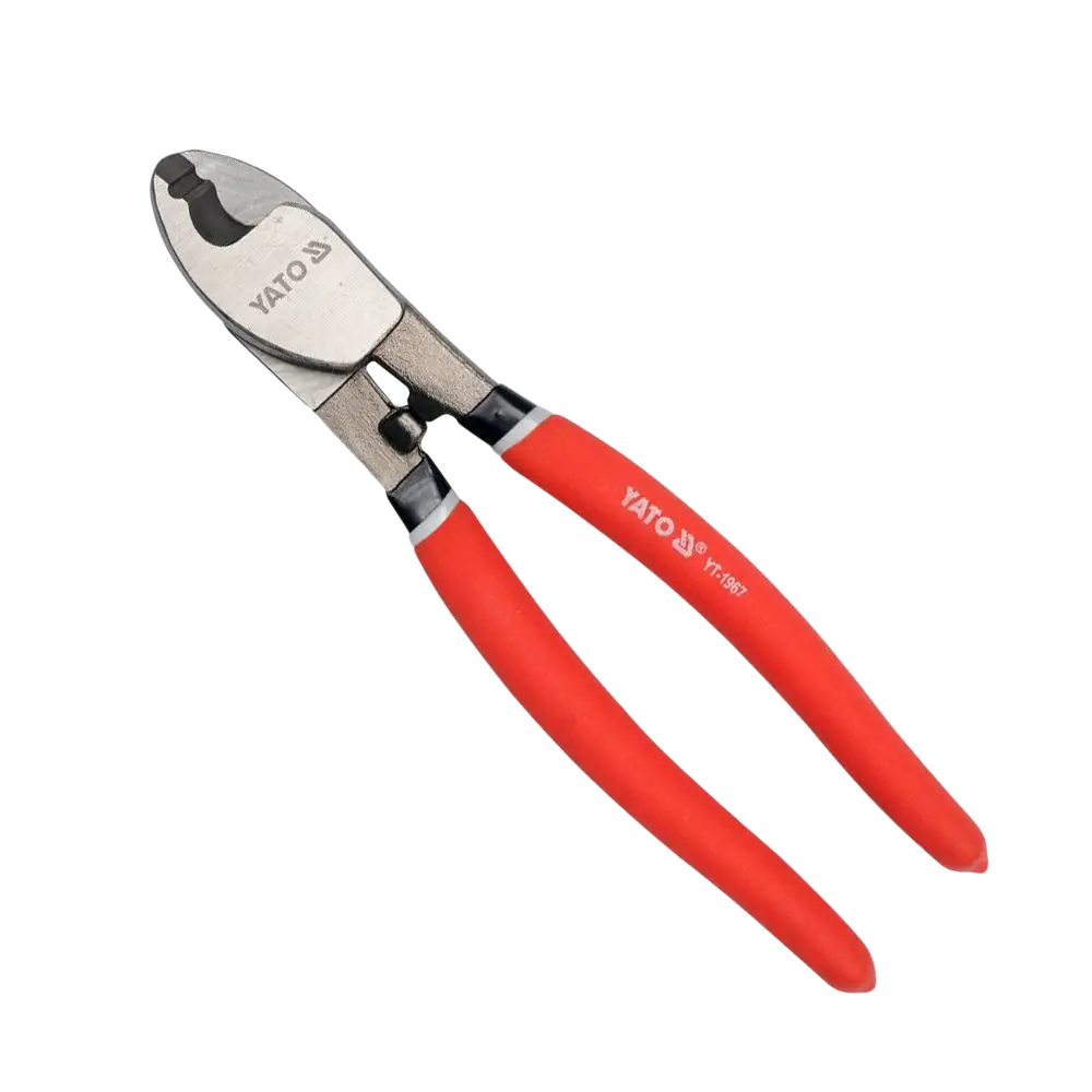 Punakahvaiset yato kaapelileikkuri 210 mm terien kovuus crv 50 hrc55-60 tukevan otteen ja metallisella terällä