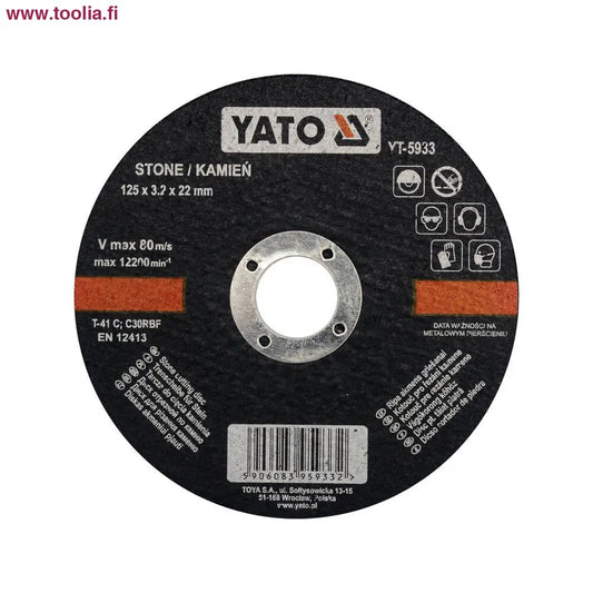 Yato Katkaisulaikka kivelle 125 x 3.2 mm 5 kpl / pkt