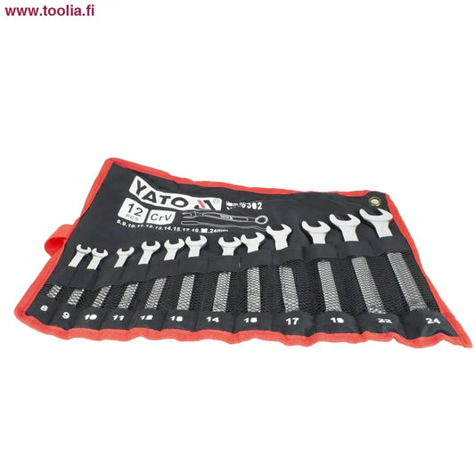 Yato Kiintolenkkisarja CrV 8-24 mm 12-osaa|DIN3113|||
