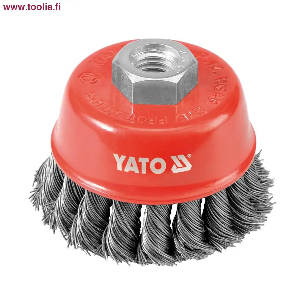 Yato Kuppiharja M14 100 mm RST punottu|Yato Kuppiharja M14 100 mm RST punottu myyntipakkaus