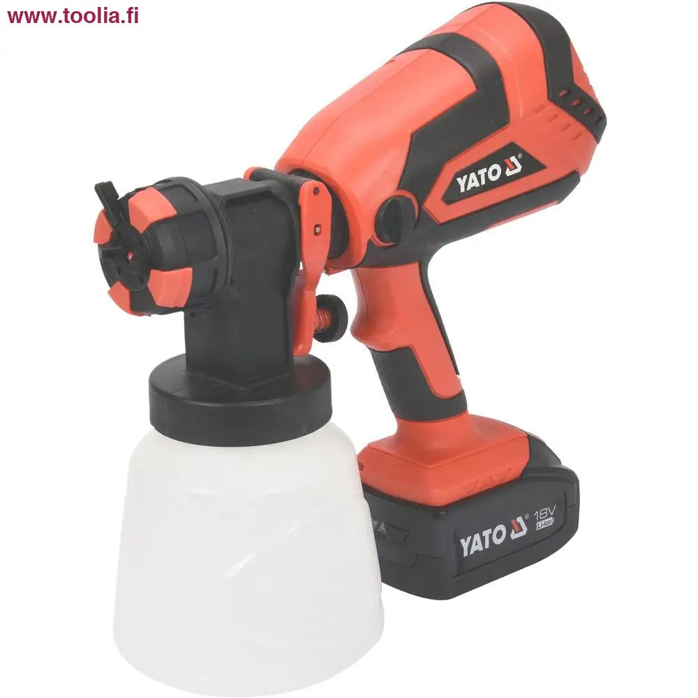 Yato Maaliruisku 1L / min + 18V 4.0 AH akku ja laturi sarja|
