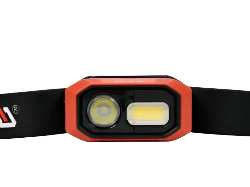 Oranssi ja musta yato otsalamppu ipx4 ladattava 15w 3000lm led-valolla ja magneettikiinnityksellä
