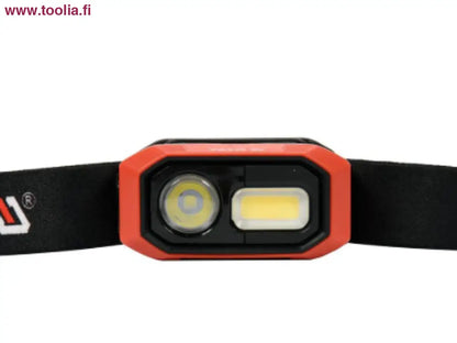 Yato Otsalamppu 15W 3000LM IPX4 3.7V 2600 mAh akku + magneetti