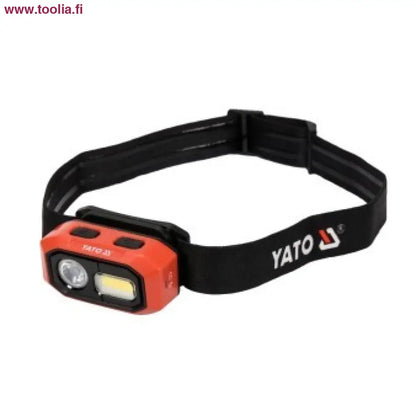 Yato Otsalamppu 15W 3000LM IPX4 3.7V 2600 mAh akku + magneetti