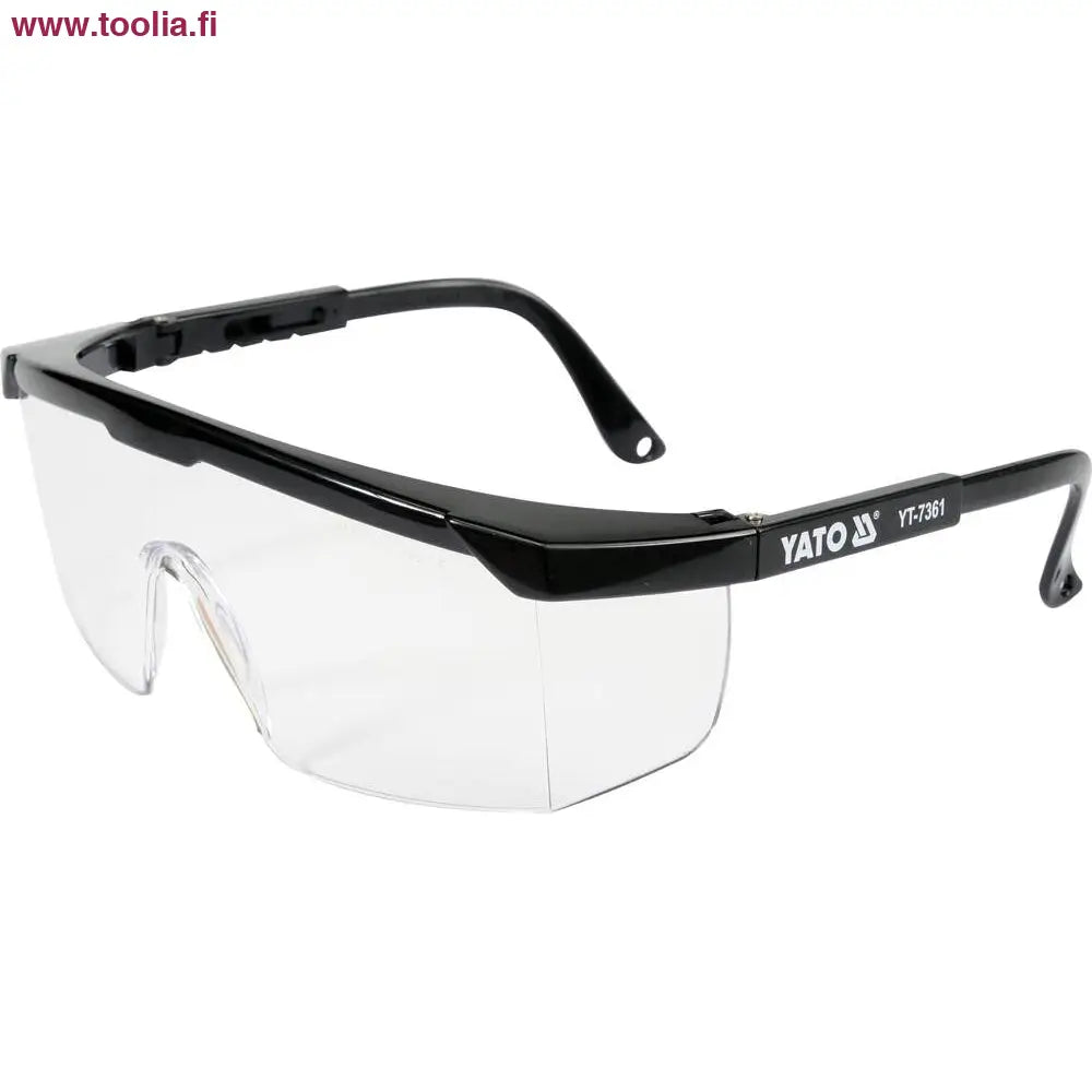 Yato Suojalasit kirkas UV-suoja  säädettävä sanka ja laaja linssi|Yato Suojalasit kirkas UV-suoja myyntipakkaus