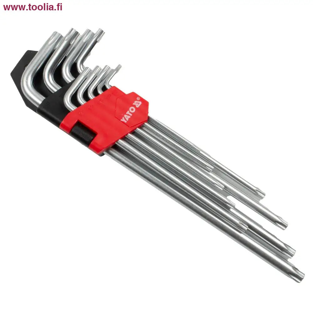 Yato Torx avainsarja pitkä 9-os  T10-T50 52-55 HRC|||